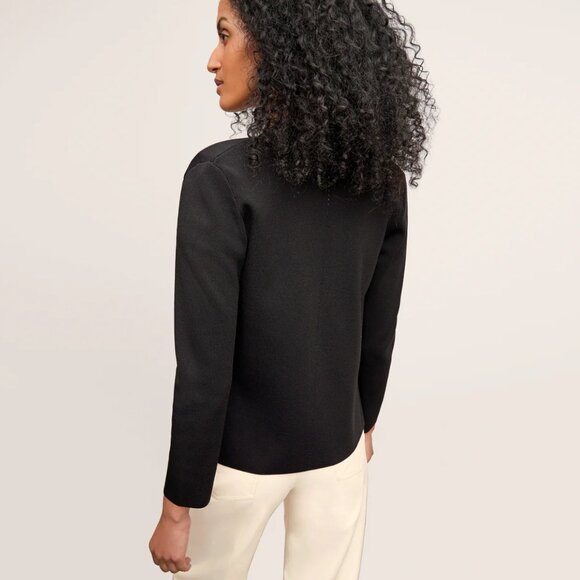 MM.LaFleur The Woolf Jardigan – Women’s Size Large | Stretch Knit Blazer Jacket - Picture 3 of 9